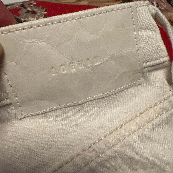 NWT Ultra HIgh Waist Wide Leg Jeans Off White Cream Size 2 Perfect! - Picture 9 of 9